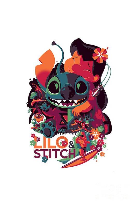 Lilo And Stitch #1 Digital Art by Jelly Vista - Pixels