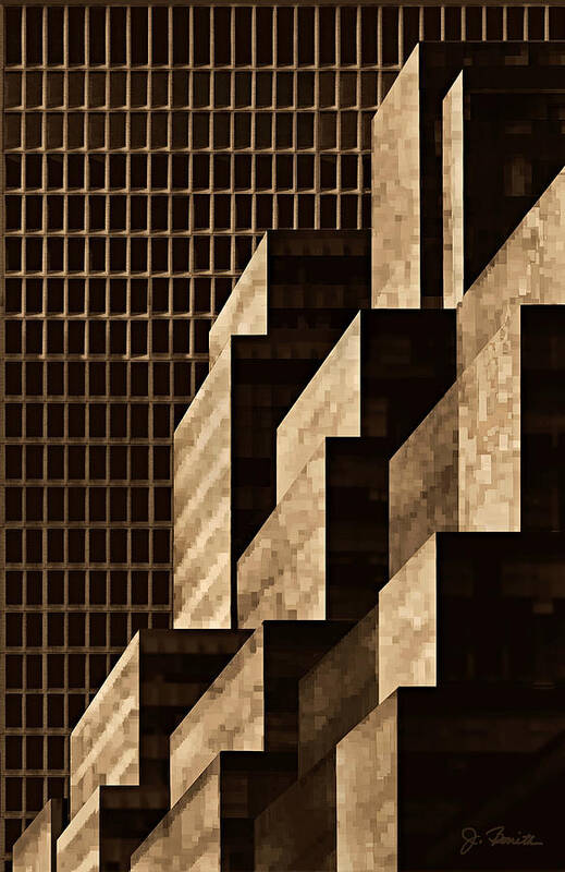 New York Poster featuring the digital art Manhattan No. 3 by Joe Bonita