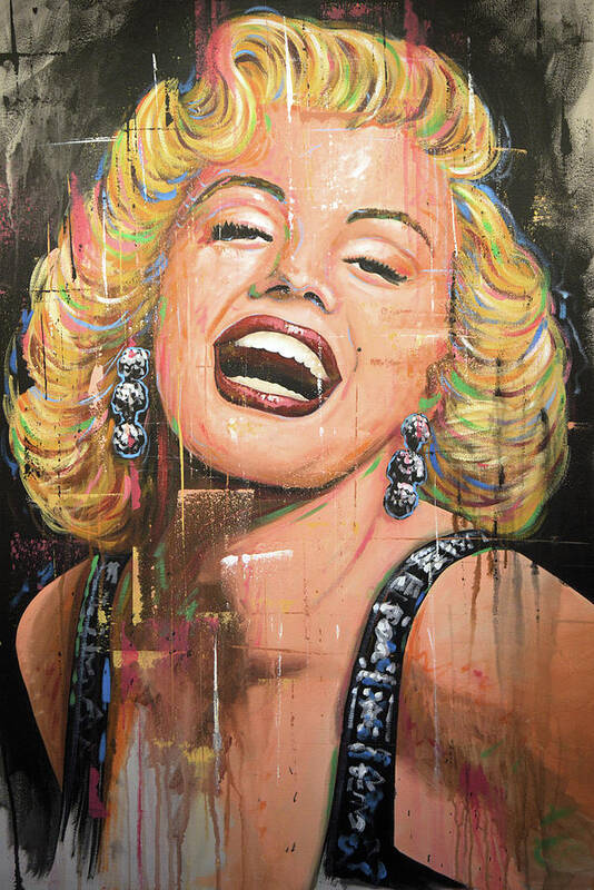 Marilyn Monroe Poster featuring the painting Marilyn Monroe film movie actress art painting by Amy Giacomelli