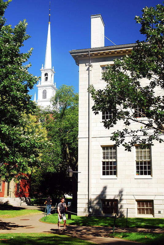 Cambridge Poster featuring the photograph Memorial Chapel, Harvard Yard by James Kirkikis