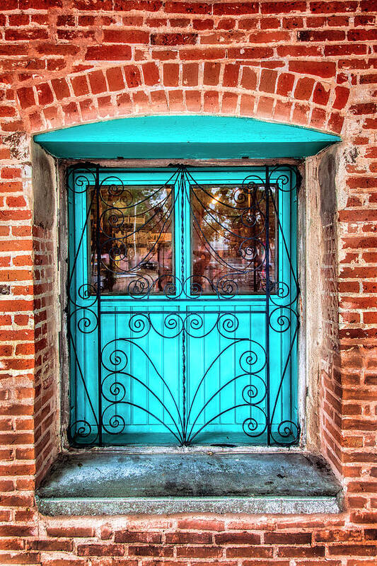  Poster featuring the photograph Mesilla Window by Diana Powell