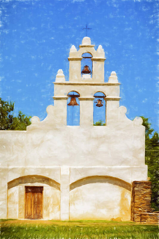 Joan Carroll Poster featuring the photograph Mission San Juan Capistrano by Joan Carroll