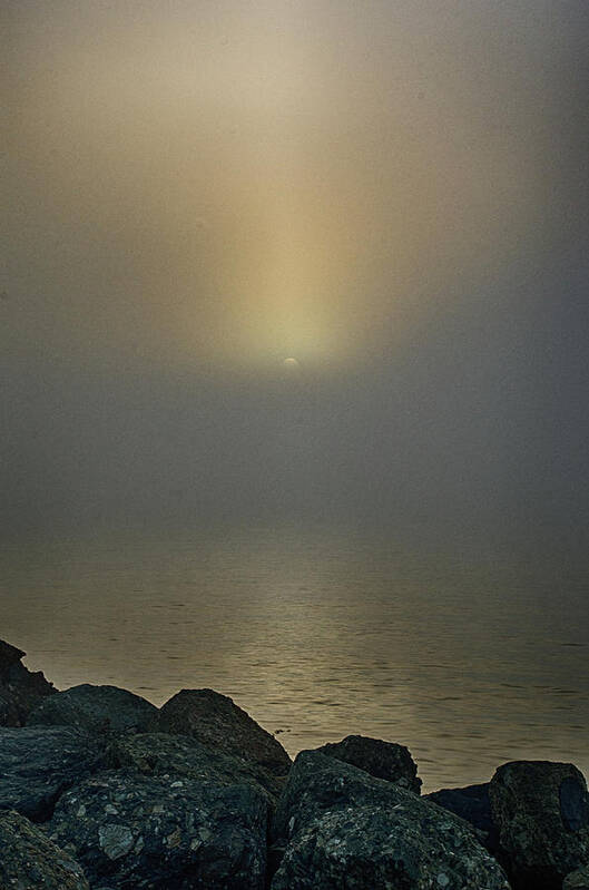 Sunrise Poster featuring the photograph Misty Sunrise Morning by Joseph Hollingsworth