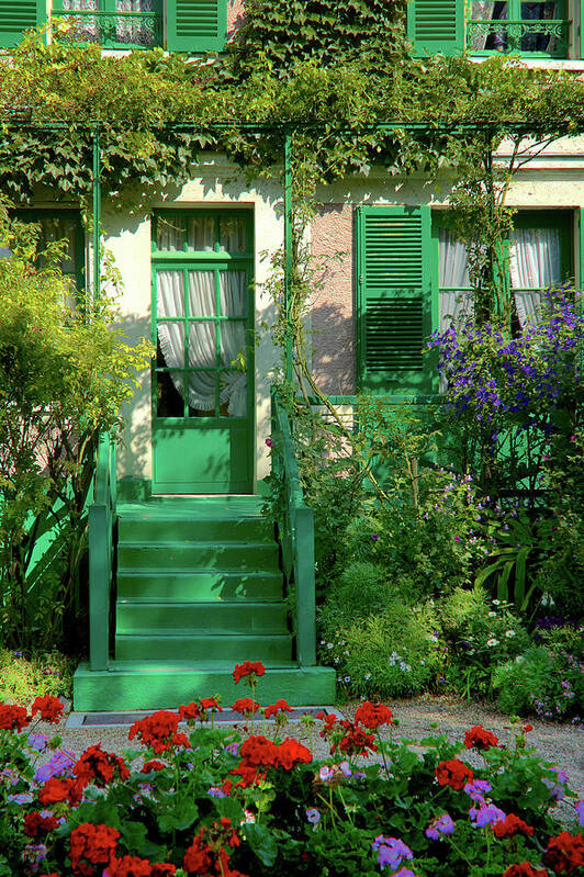 Monet Poster featuring the photograph Monet's House by Rebekah Zivicki