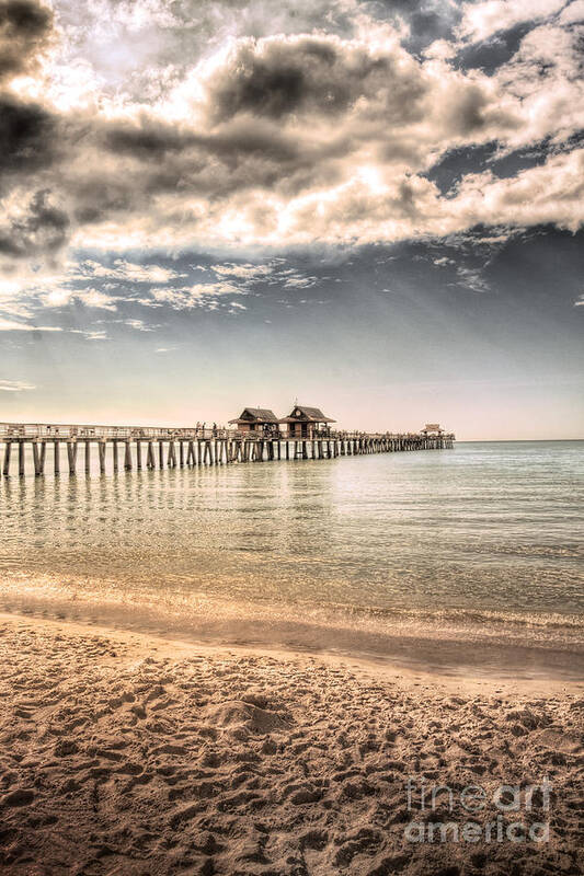 Naples Poster featuring the photograph Naples Pier by Margie Hurwich