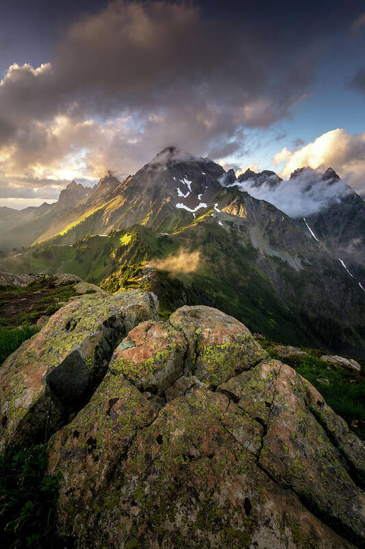 Outdoor Poster featuring the photograph North Cascades National Park by Serge Skiba