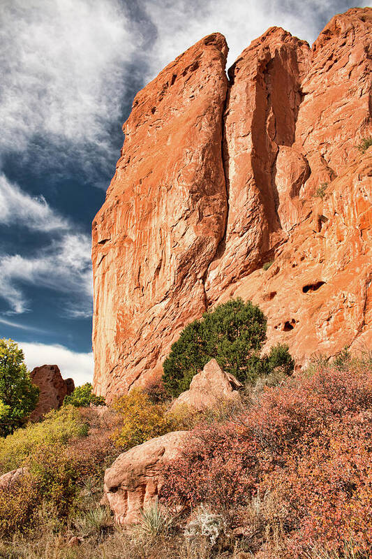 Garden Of The Gods Poster featuring the photograph North Gateway Rock - Garden of The Gods by Kristia Adams