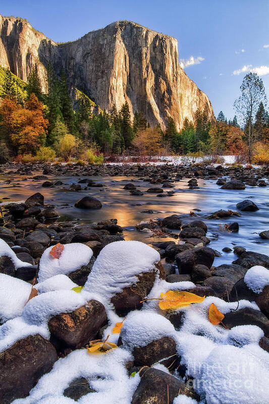 Yosemite Poster featuring the photograph November Morning by Anthony Michael Bonafede