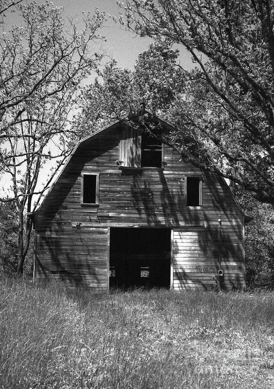 Barrns Poster featuring the photograph Old Cedar Barn by Richard Rizzo