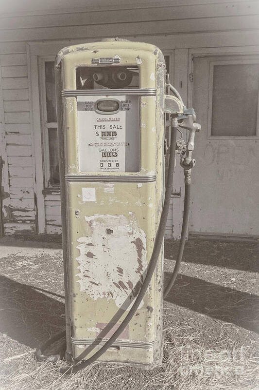 Object Poster featuring the photograph Old Gas Pump by Robert Bales