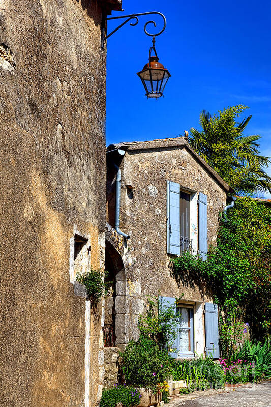 Provence Poster featuring the photograph Old Stone Houses in Provence by Olivier Le Queinec