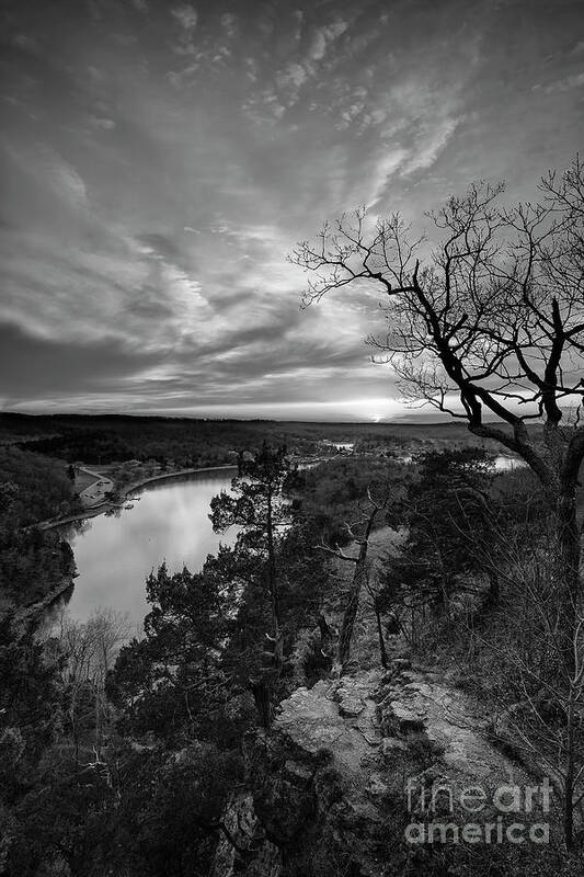 Lake Of The Ozarks Poster featuring the photograph Overlooking the Bluff by Dennis Hedberg