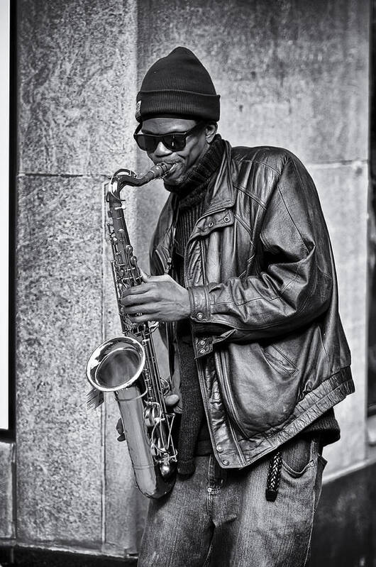 Sax Poster featuring the photograph Player 2 by James Bull