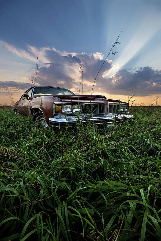 Field Poster featuring the photograph Pontiac sunset by Aaron J Groen