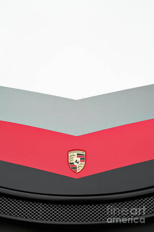 Porsche Poster featuring the photograph Porsche Abstract by Tim Gainey
