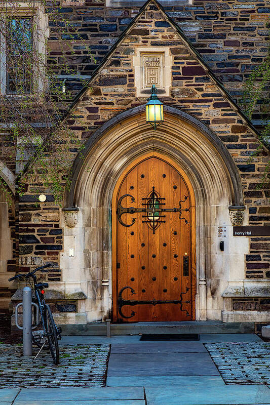 Princeton University Poster featuring the photograph Princeton University Henry Hall by Susan Candelario