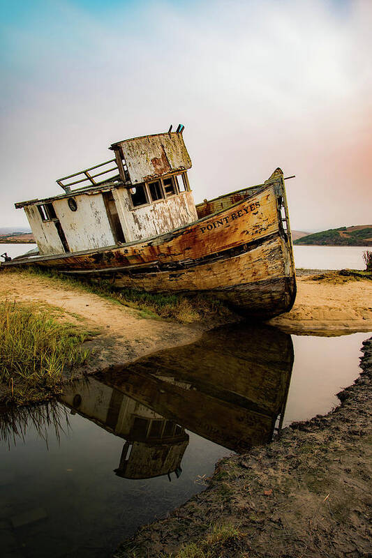  Poster featuring the photograph Pt. Reyes Shipwreck 1 by Wendy Carrington