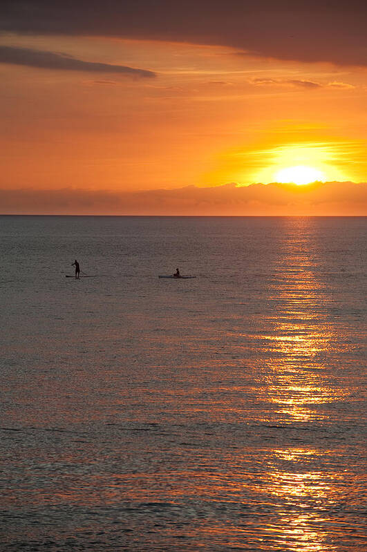 Sunset Poster featuring the photograph Puerto Vallarta Sunset by Sebastian Musial