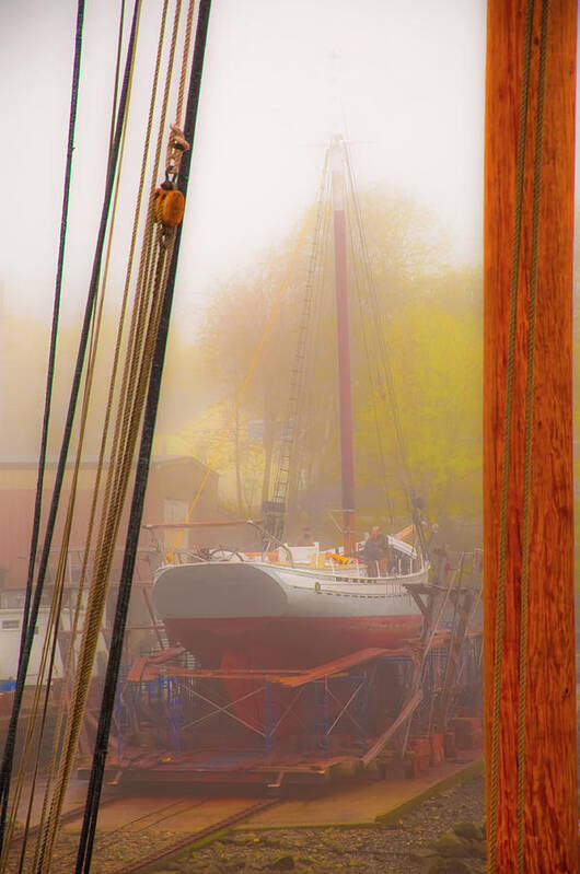 Dry Dock Poster featuring the photograph R n R by Jeff Cooper