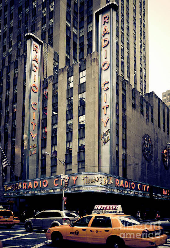 Nyc Poster featuring the photograph Radio City by RicharD Murphy