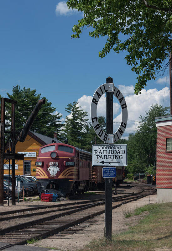 Photograph Poster featuring the photograph Railroad Crossing by Suzanne Gaff
