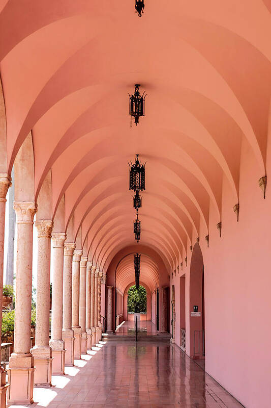 Portico Poster featuring the photograph Ringling Museum FL by Chris Smith