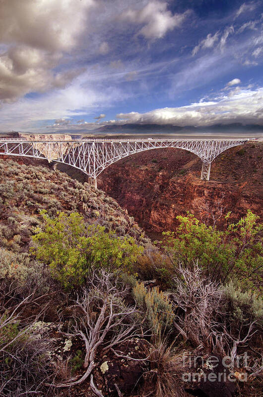 Rio Grande Gorge Bridge Poster featuring the photograph Rio Grande Gorge Bridge by Jill Battaglia