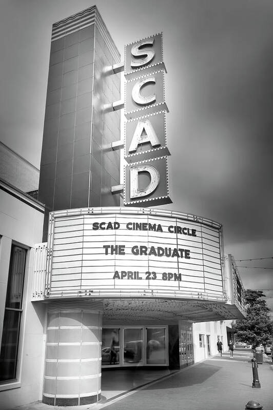 Scad Poster featuring the photograph SCAD Marquee by Mark Andrew Thomas