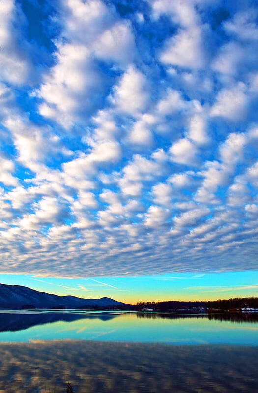 Smith Mountain Lake Sunrise Poster featuring the photograph Sml Sunrise by The James Roney Collection