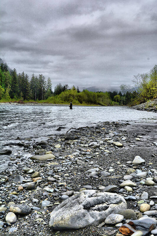 Fly Fishing Poster featuring the photograph Solitude on the River by Jason Brooks