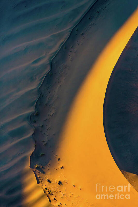 Africa Poster featuring the photograph Sossusvlei Curve by Inge Johnsson