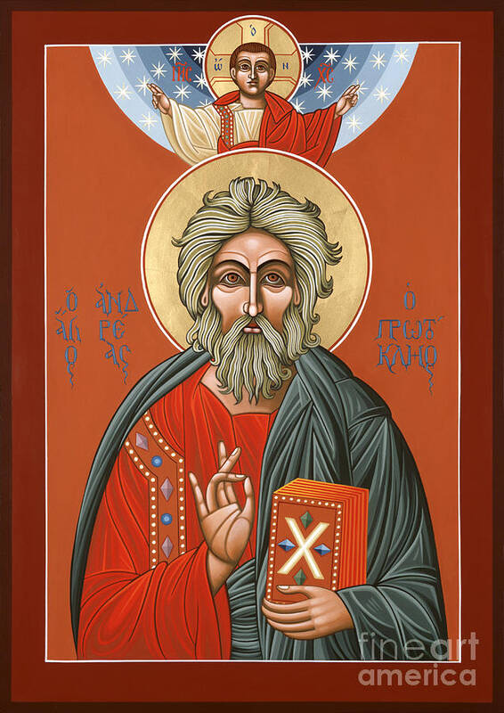 St Andrew The First Called Poster featuring the painting St Andrew the First Called 135 by William Hart McNichols