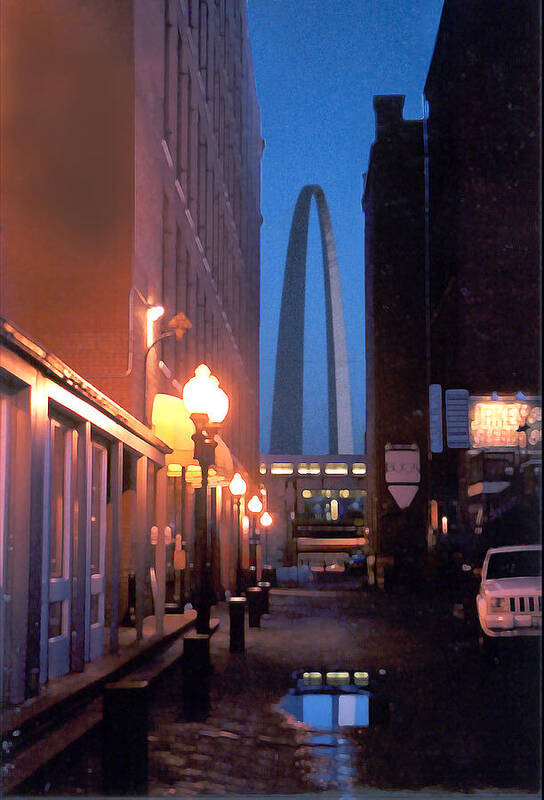 St. Louis Poster featuring the photograph St. Louis Arch by Steve Karol