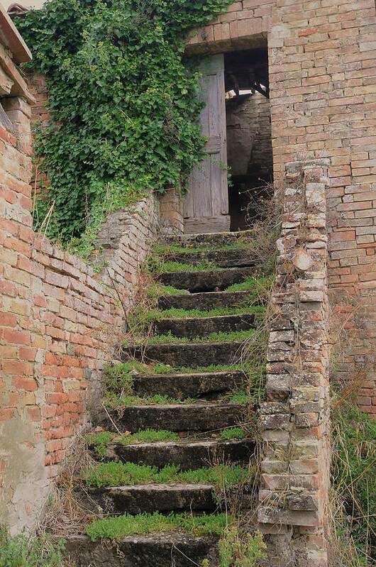 Europe Poster featuring the photograph Stairway Less Traveled by Jim Benest