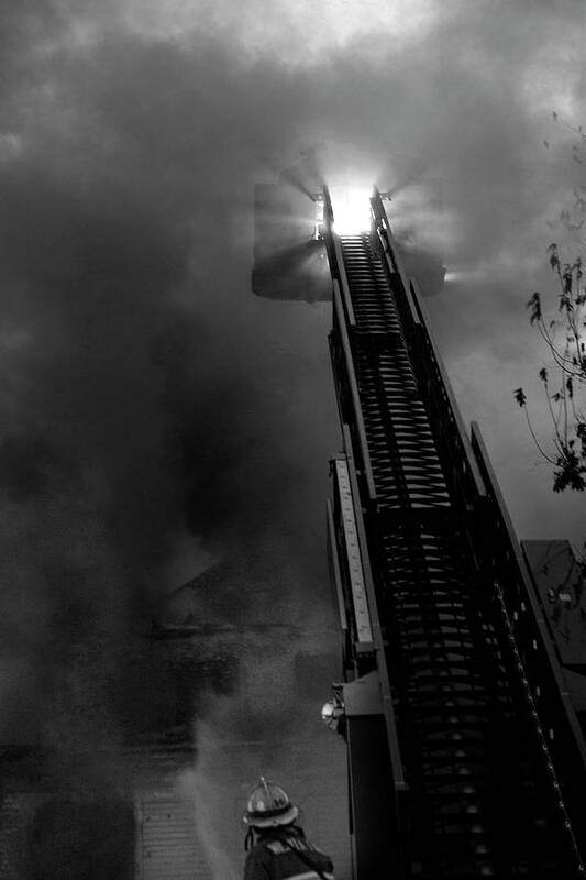 Fire Poster featuring the photograph Stairway to Heaven by Brian N Duram