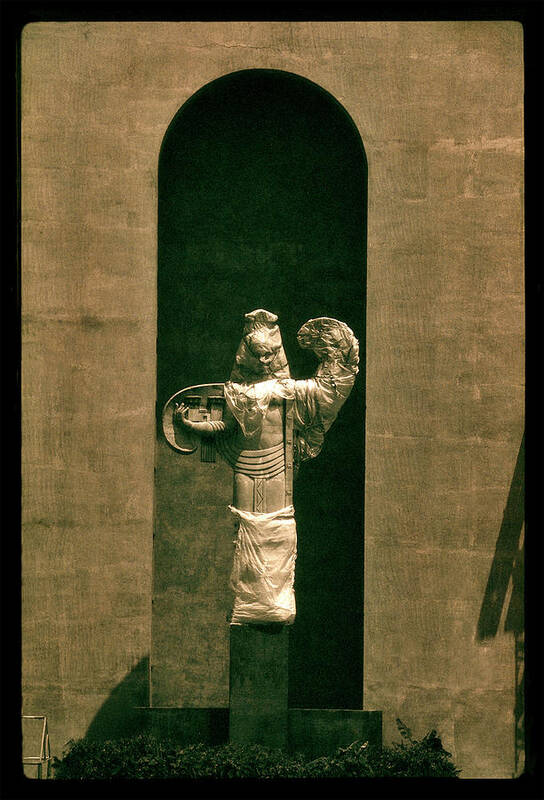 Art Deco Statue Poster featuring the photograph Statues Individual #3 by David Chasey