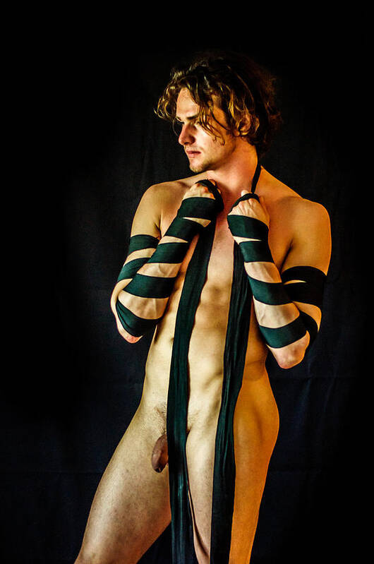 Male Poster featuring the photograph Straps 2 by Rick Saint