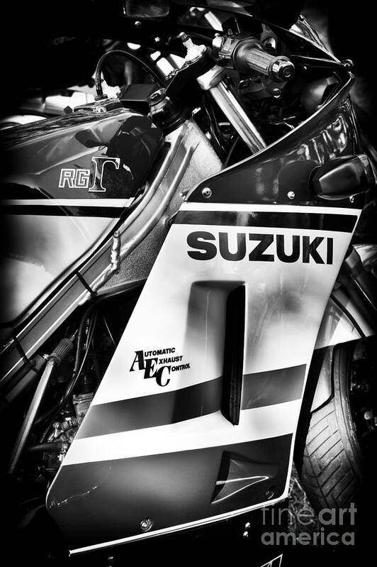 Suzuki Poster featuring the photograph Suzuki RG500 by Tim Gainey