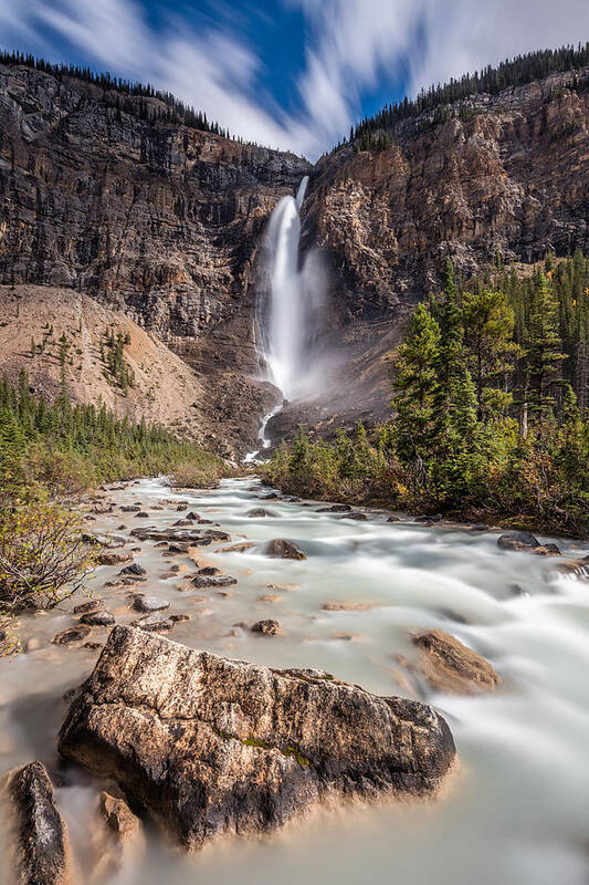 Takakkaw Falls Poster featuring the photograph Takakkaw Falls  by Pierre Leclerc Photography