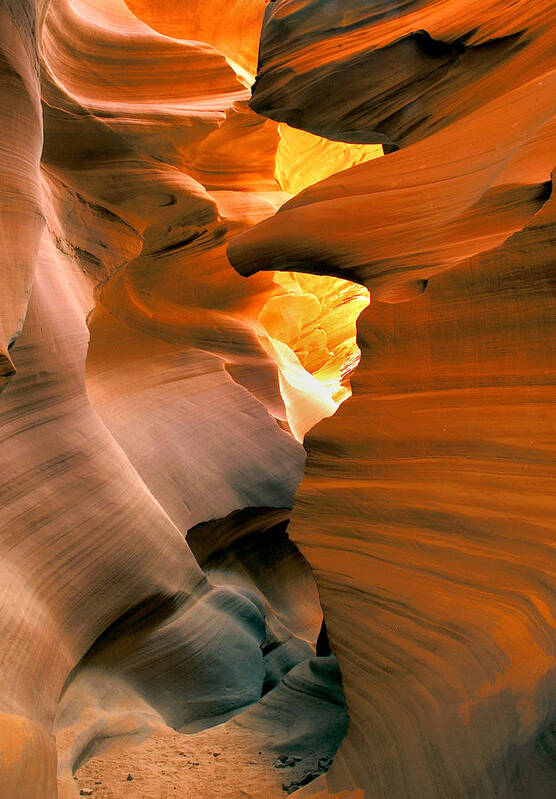 Slot Canyon Poster featuring the photograph The Eagle by Frank Houck