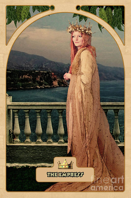 Magic Poster featuring the digital art The Empress by John Edwards