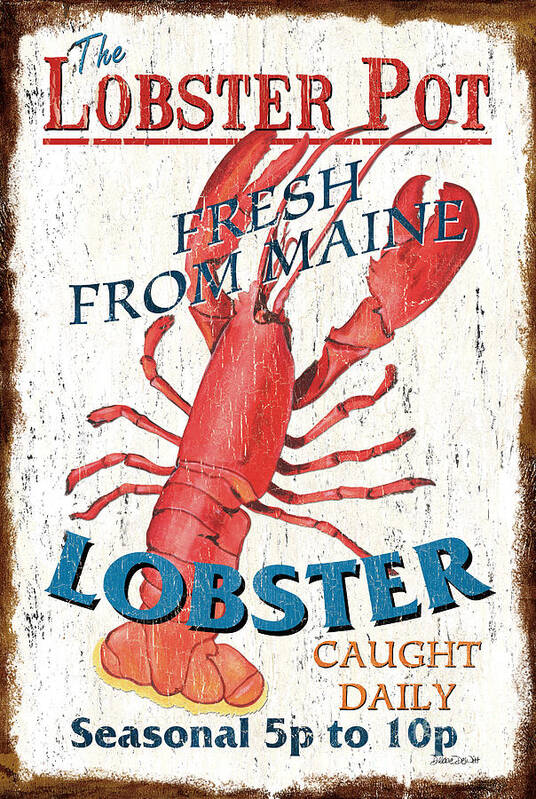 #faatoppicks Poster featuring the painting The Lobster Pot by Debbie DeWitt