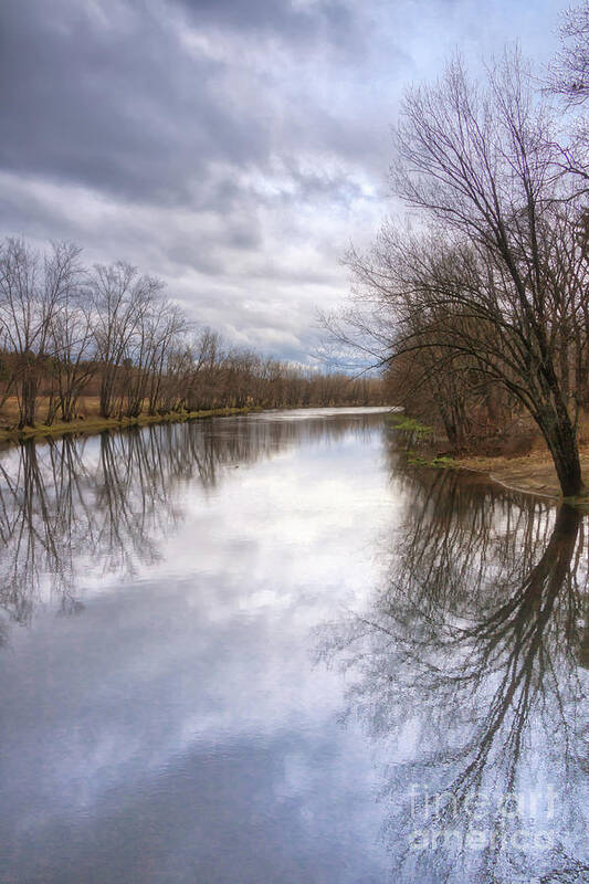 Saco River Poster featuring the photograph The Mighty Saco River by Elizabeth Dow