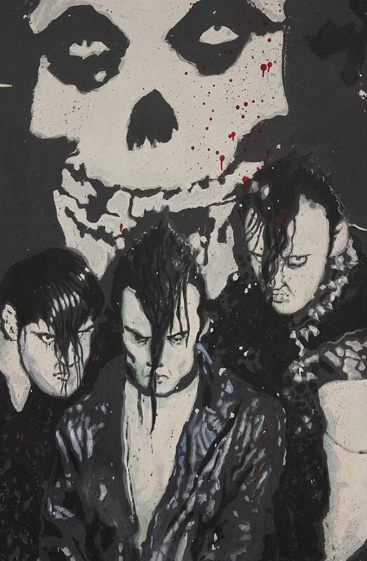 Misfits Poster featuring the mixed media The Misfits by Dustin Spagnola