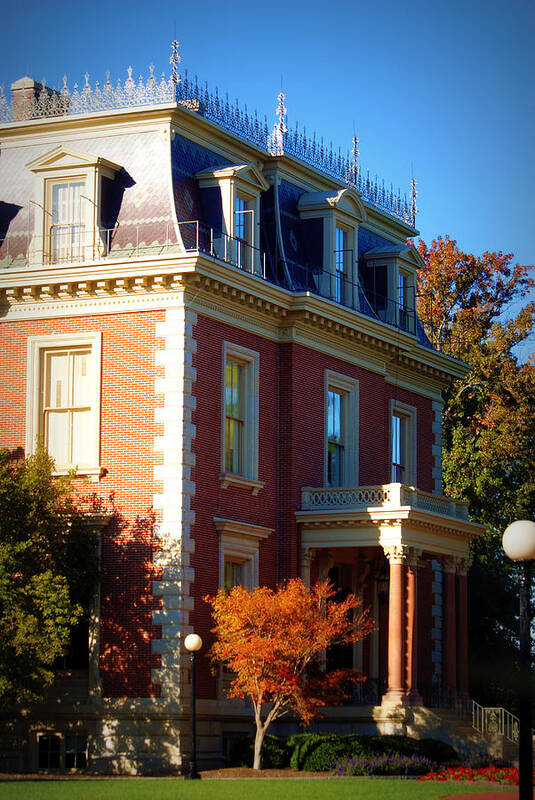 Museum Poster featuring the photograph The Missouri Governor's Mansion by Cricket Hackmann