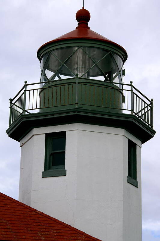 Tower Of Alki Lighthouse Poster featuring the photograph The Nautical Light by Sonja Anderson