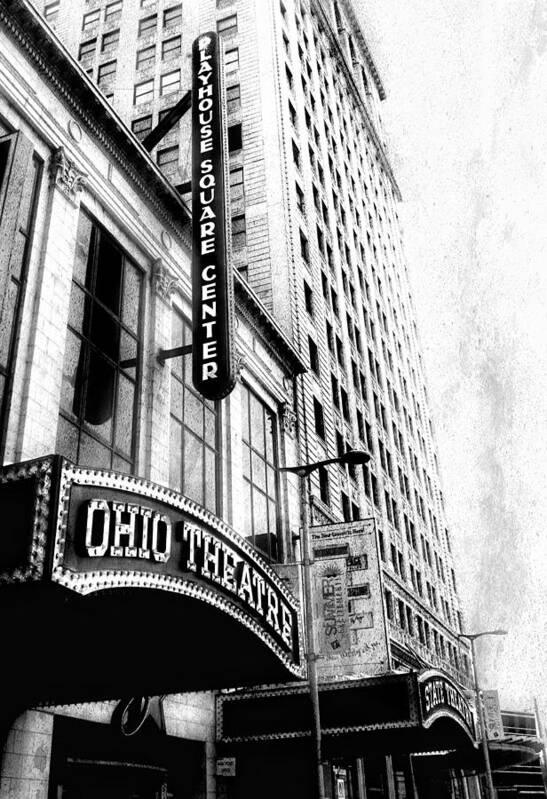 Cleveland Poster featuring the photograph The Ohio And State Theatres by Ken Krolikowski
