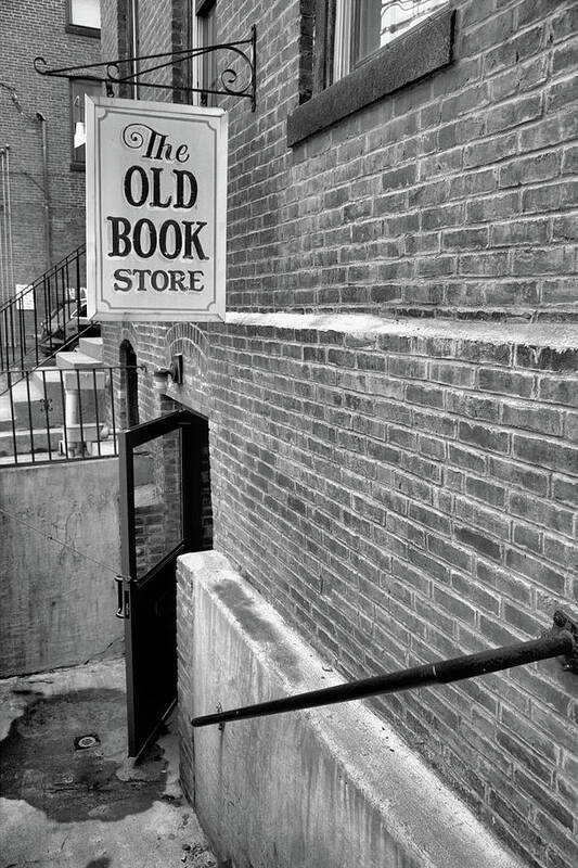 The Old Book Store Poster featuring the photograph The Old Book Store by Karol Livote