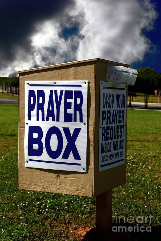 Prayer Box Photo Poster featuring the photograph The Prayer Box by Bob Pardue
