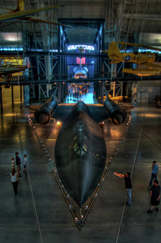 Sr-71 Poster featuring the photograph The SR-71 by Daryl Clark